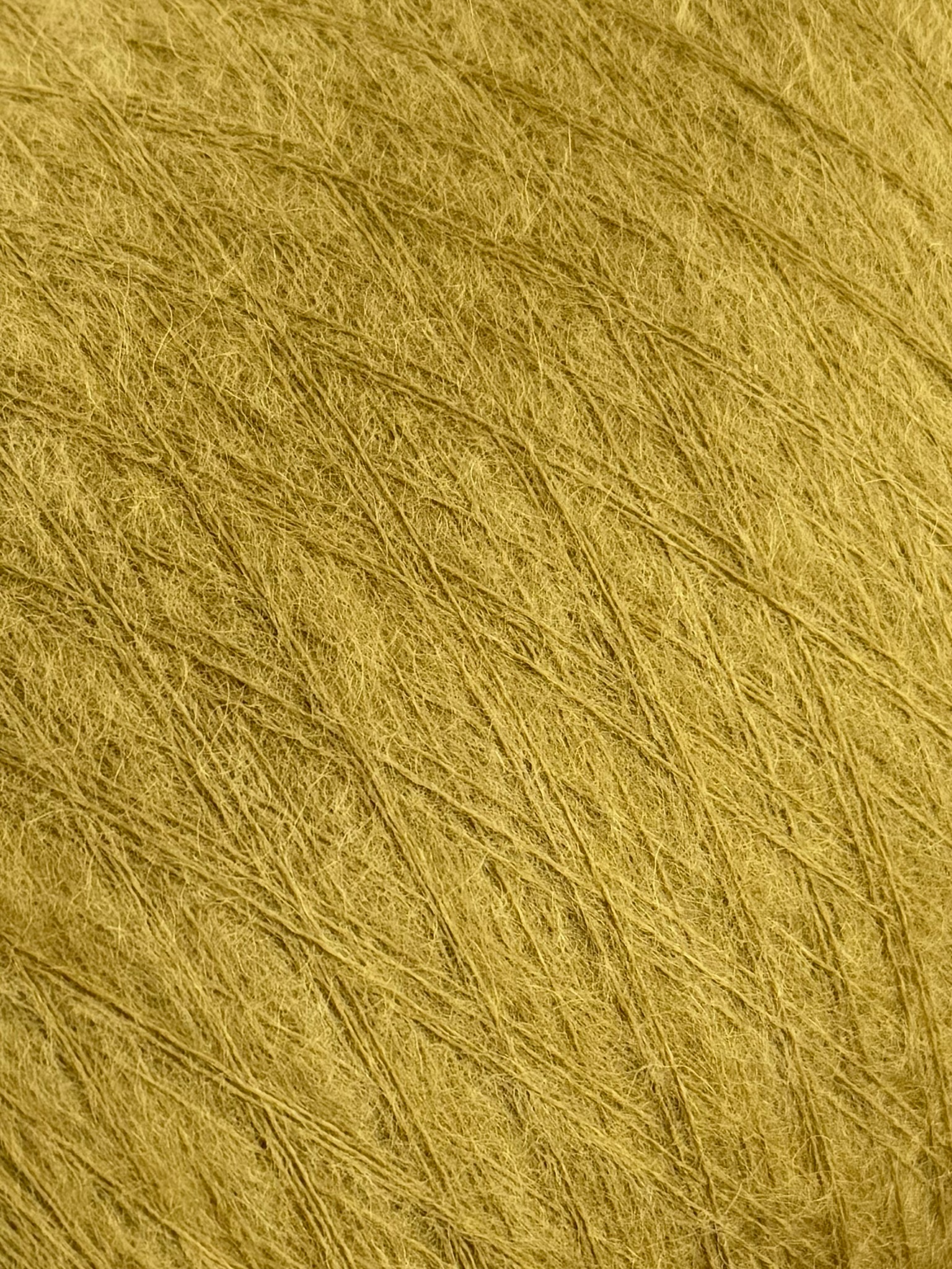 Kid Mohair mit Nylon 1500 m / 100 g – Outlet – Senfgelb